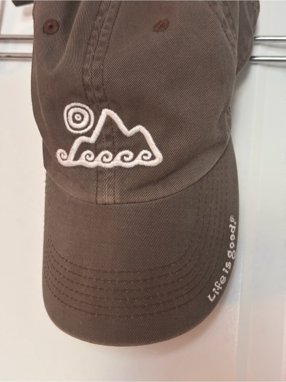 Life Is Good - Embroidered Cotton Cap